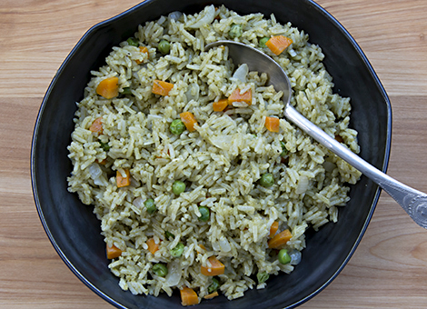 Peruvian Green Rice