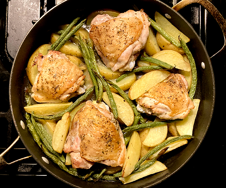 A one-pan meal you’ll put on repeat: Roasted Chicken, Potatoes and